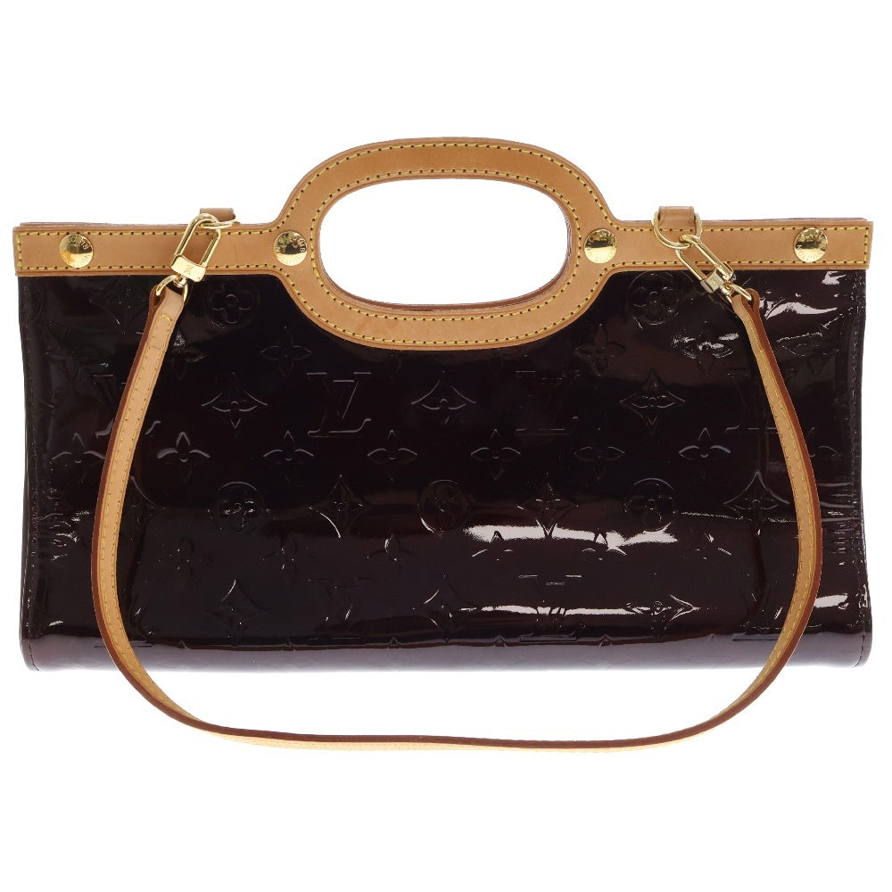 LOUIS VUITTON(ルイヴィトン) モノグラム ヴェルニ ロクスバリー・ドライブ アマラント パテントレザー ショルダーバッグ ハンドバッグ M91995