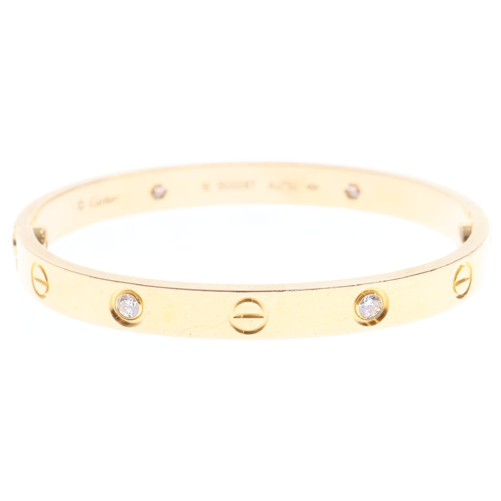 Cartier(カルティエ) ラブブレス 4PD ダイヤモンド K18YG #16 ブレスレット バングル イエローゴールド