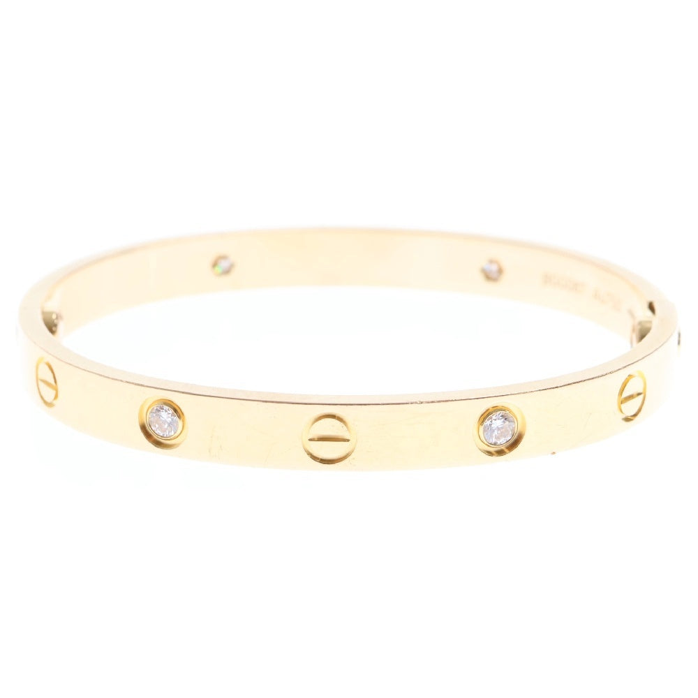 Cartier(カルティエ) ラブブレス 4PD ダイヤモンド K18YG #16 ブレスレット バングル イエローゴールド