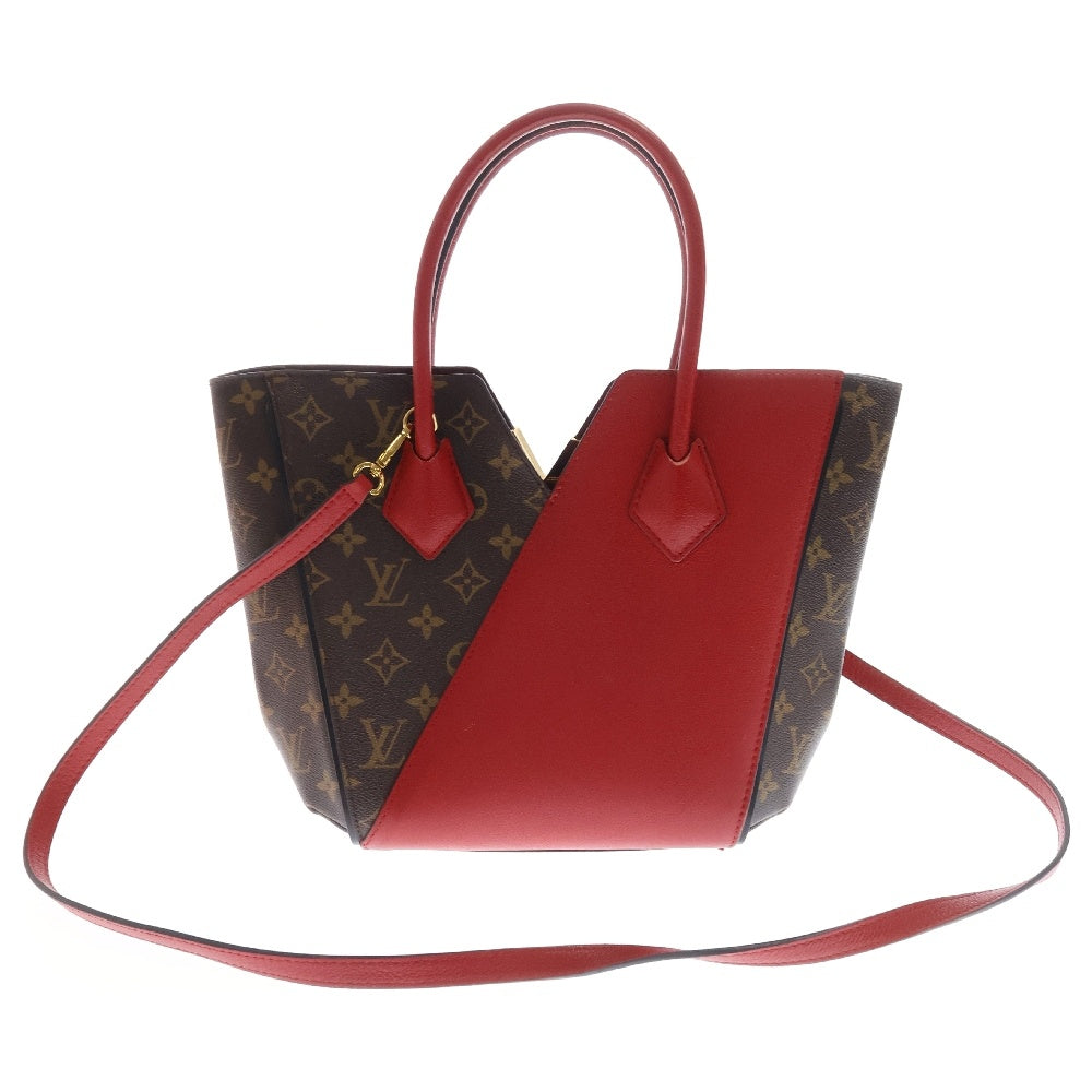 LOUIS VUITTON(ルイヴィトン) モノグラム キモノPM 2wayバッグ ハンドバッグ ショルダーバッグレッド ゴールド金具 M41856