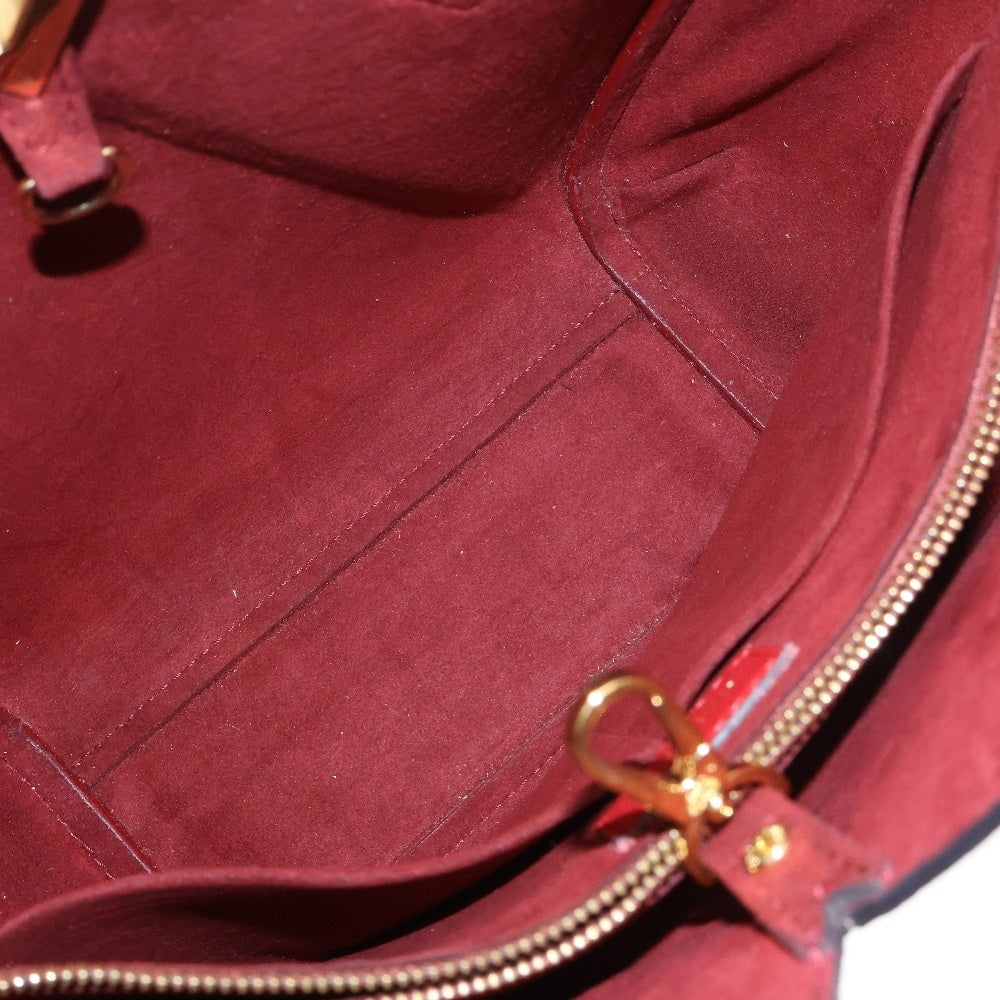 LOUIS VUITTON(ルイヴィトン) モノグラム キモノPM 2wayバッグ ハンドバッグ ショルダーバッグレッド ゴールド金具 M41856