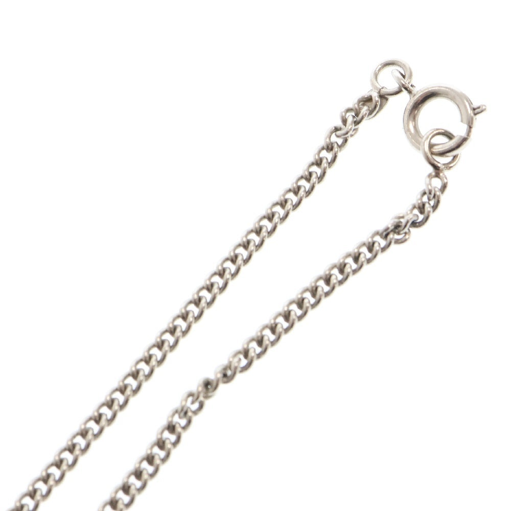 CHANEL(シャネル) 05P ココマークラインストーンネックレス シルバー