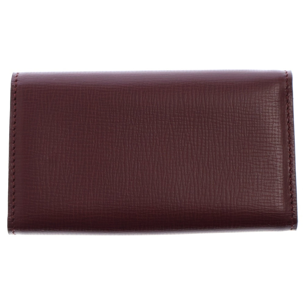 Cartier(カルティエ) マストライン キーケース ボルドー レザー ゴールド金具 キーリング