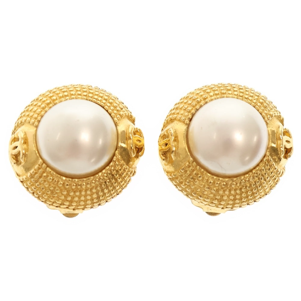 CHANEL(シャネル) ココマーク パールイヤリング GP ゴールド アクセサリー ヴィンテージ