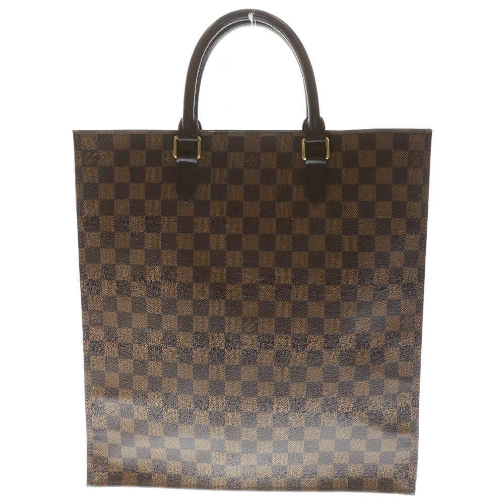 LOUIS VUITTON(ルイヴィトン) ダミエ サックプラ ブラウン PVCレザー ハンドバッグ N51140