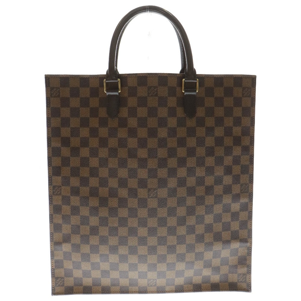 LOUIS VUITTON(ルイヴィトン) ダミエ サックプラ ブラウン PVCレザー ハンドバッグ N51140