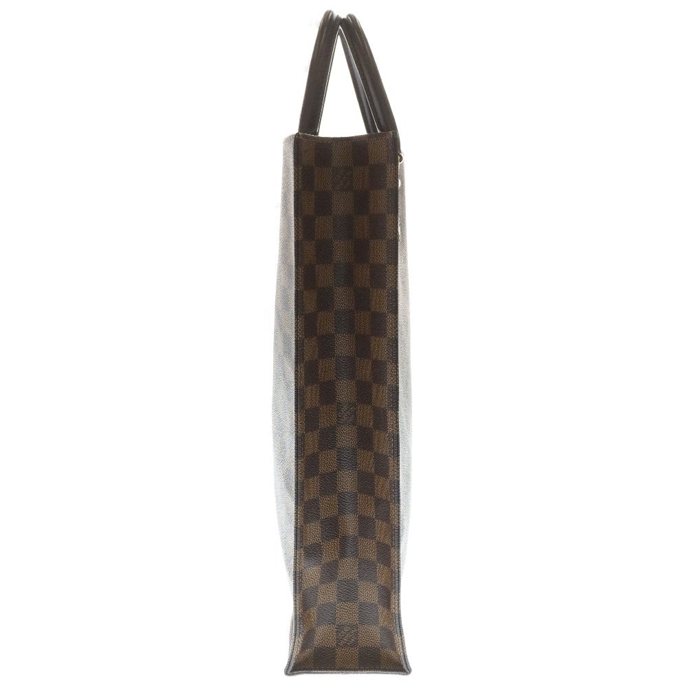 LOUIS VUITTON(ルイヴィトン) ダミエ サックプラ ブラウン PVCレザー ハンドバッグ N51140