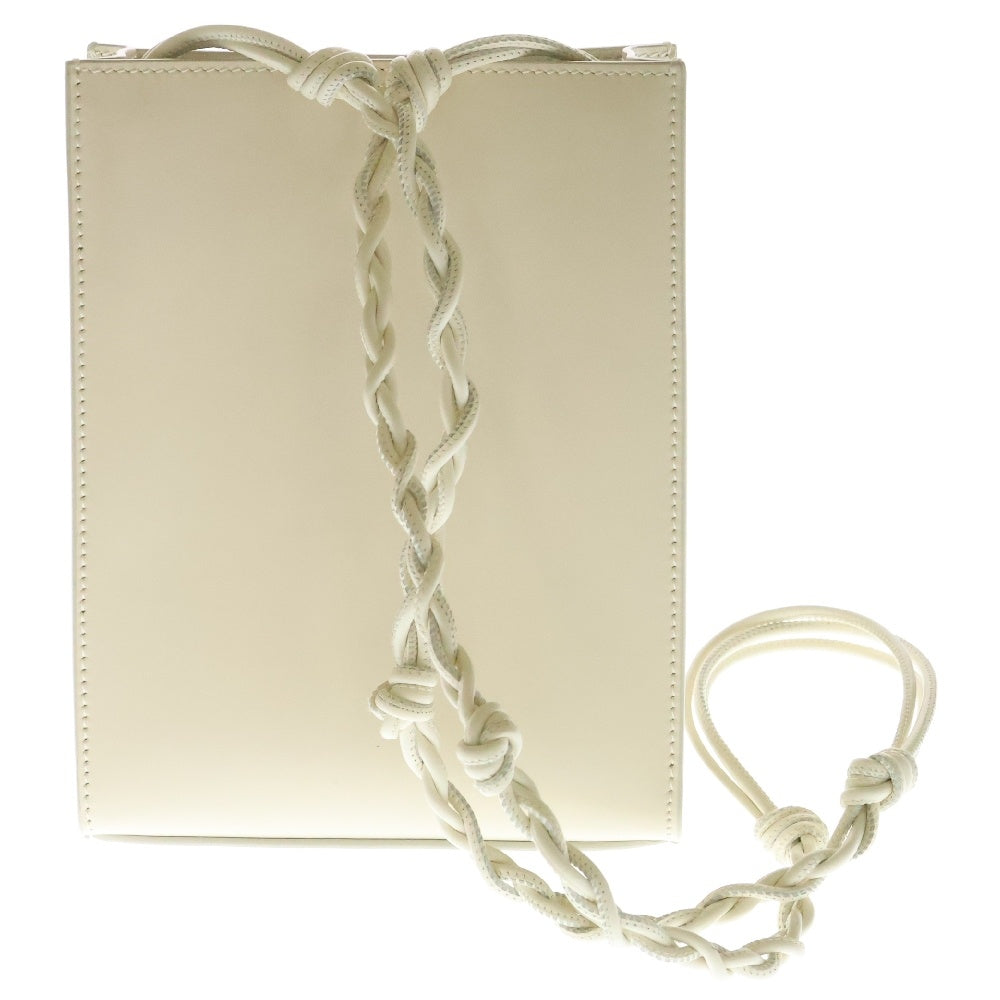 JIL SANDER(ジルサンダー) Tangle タングル スモール ショルダーバッグ ホワイト レザー JSPU853173