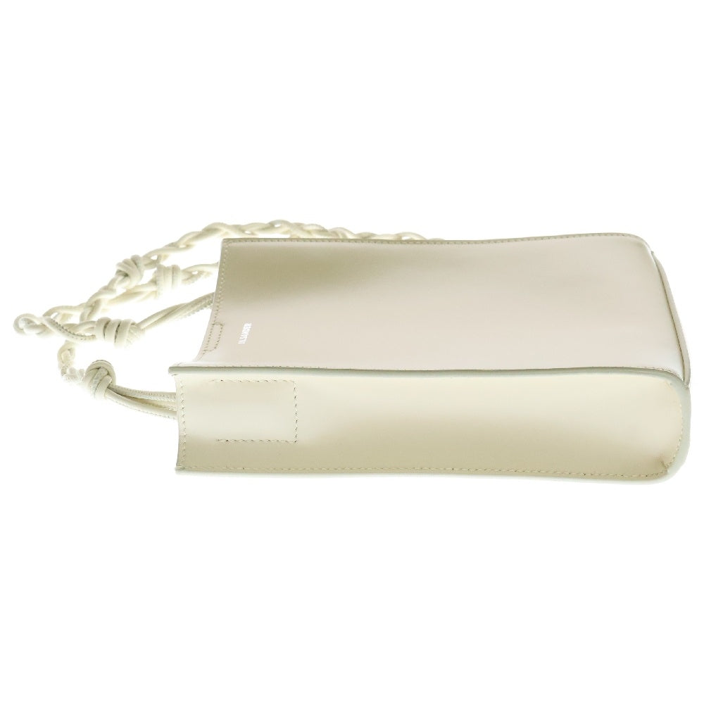 JIL SANDER(ジルサンダー) Tangle タングル スモール ショルダーバッグ ホワイト レザー JSPU853173
