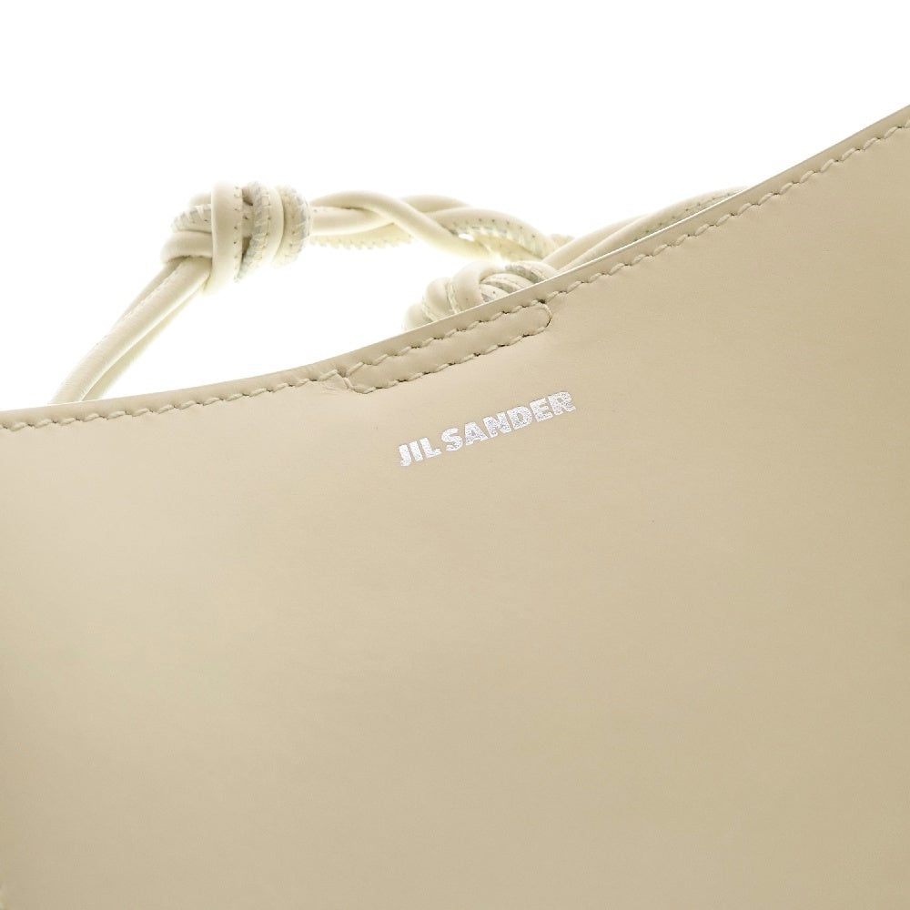 JIL SANDER(ジルサンダー) Tangle タングル スモール ショルダーバッグ ホワイト レザー JSPU853173