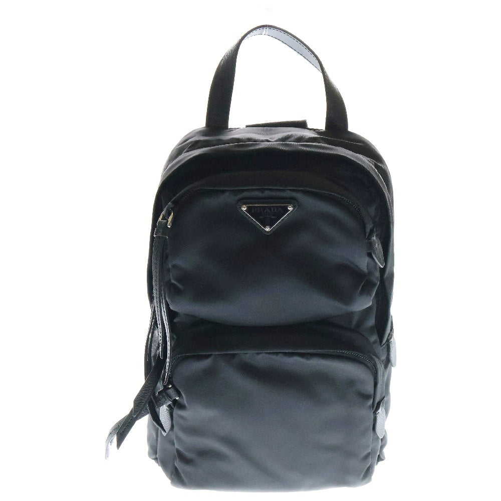 PRADA(プラダ) Re-Nylon リナイロン クロス ボディバッグ ブラック テスート ショルダーバッグ 1BZ026