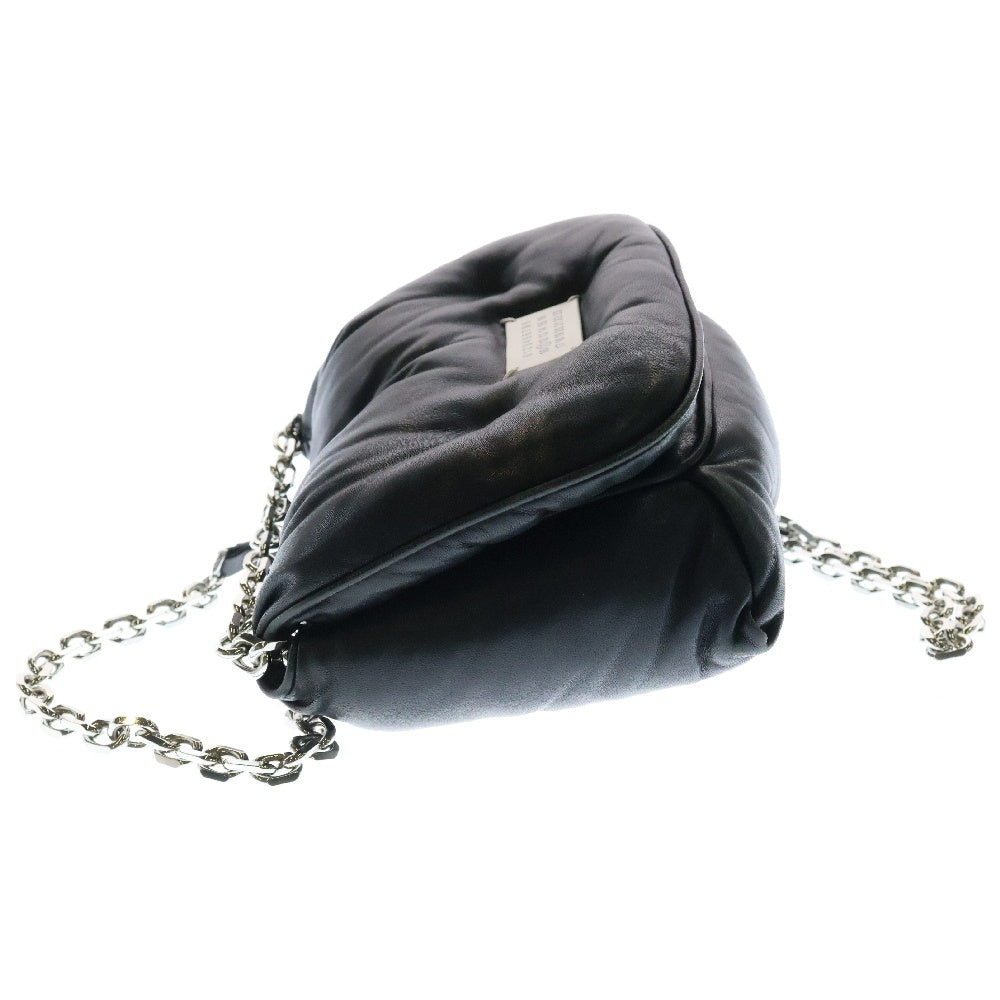Maison Margiela 11(メゾンマルジェラ11) グラムスラム ショルダーバッグ チェーンバッグ ブラック シルバー金具 レザー SB3WG0041