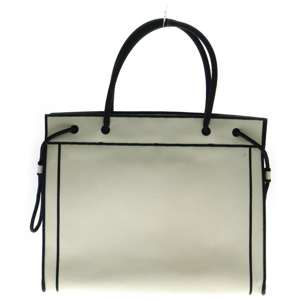 FENDI(フェンディ) ロゴショッパー ミディアムトート 白 キャンバス