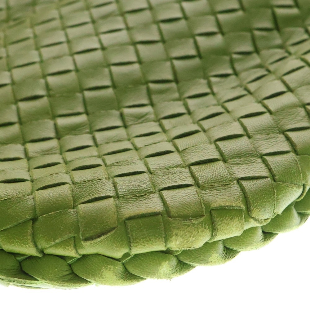 BOTTEGA VENETA(ボッテガヴェネタ) イントレチャート トートバッグ ハンドバッグ グリーン レザー 115654