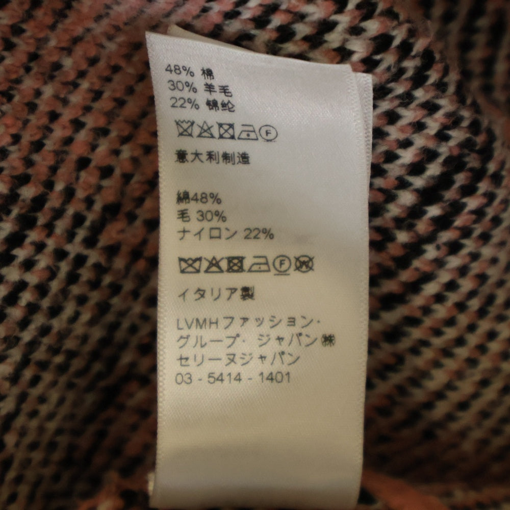 CELINE(セリーヌ) 2022SS エイミー・ドリアン ブラッシュドアーティスト ジャガードニットカーディガン ピンク 2A94W531Q