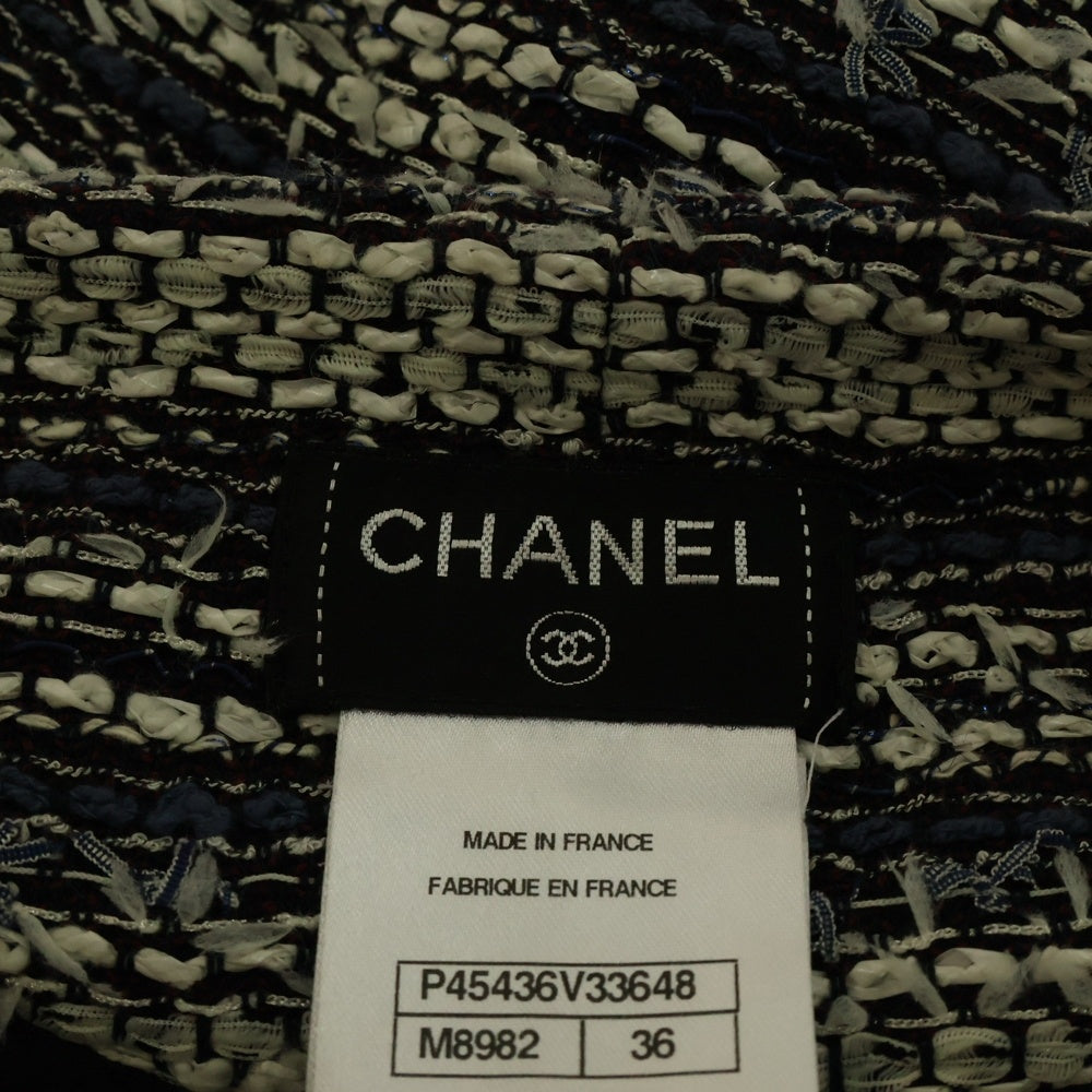 CHANEL(シャネル) ツイード スカート マルチカラー サイズ36 P45436V33648