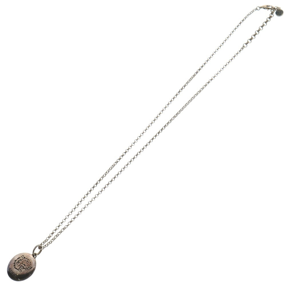 GUCCI(グッチ) BLIND FOR LOVE TIGERHEAD ネックレス シルバー アクセサリー