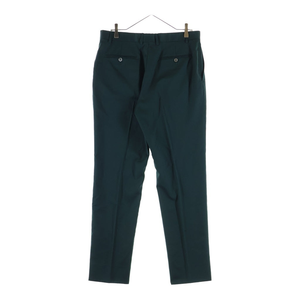 GUCCI(グッチ) ノータック ウール スラックスパンツ トラウザーズ グリーン 692040 ZAIFI