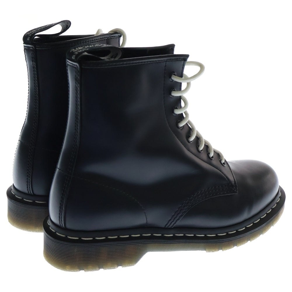 Dr.Martens(ドクターマーチン) 1460 ホワイトステッチ 8ホール スムースレザー レースアップ ハイカットブーツ ブラック/ホワイト 24758001