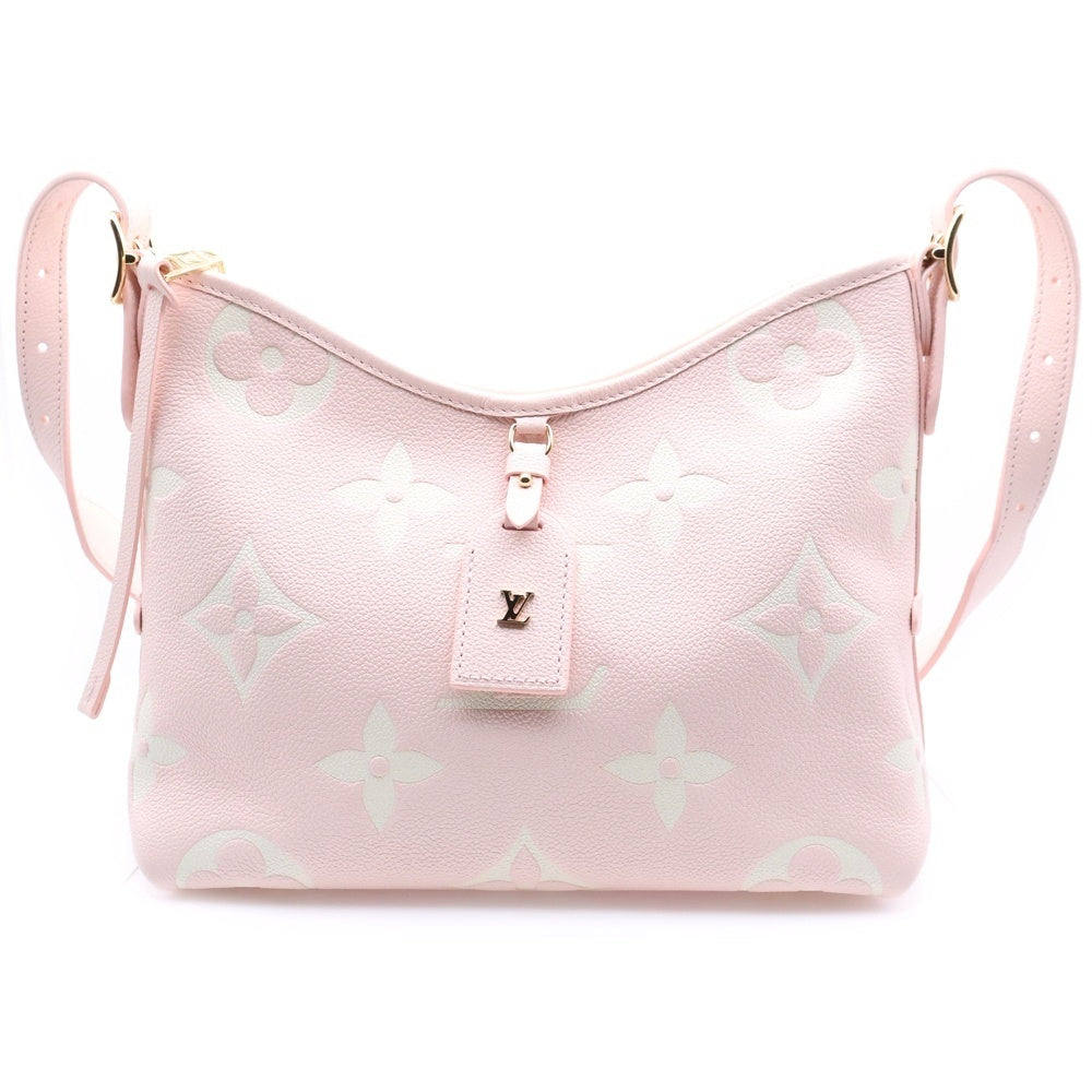 LOUIS VUITTON(ルイヴィトン) モノグラム・アンプラント バイカラー キャリーオールジップPM ピンク×ホワイト ショルダーバッグ ハンドバッグ RFID M14209