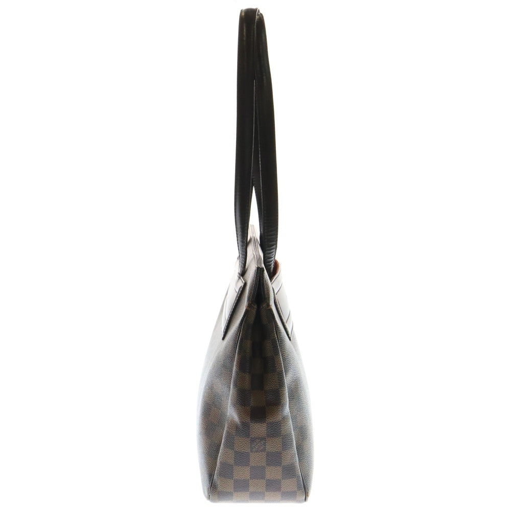 LOUIS VUITTON(ルイヴィトン) ダミエ パリオリPM トートバッグ ハンドバッグ ブラウン ゴールド金具 レザー×PVC N51123