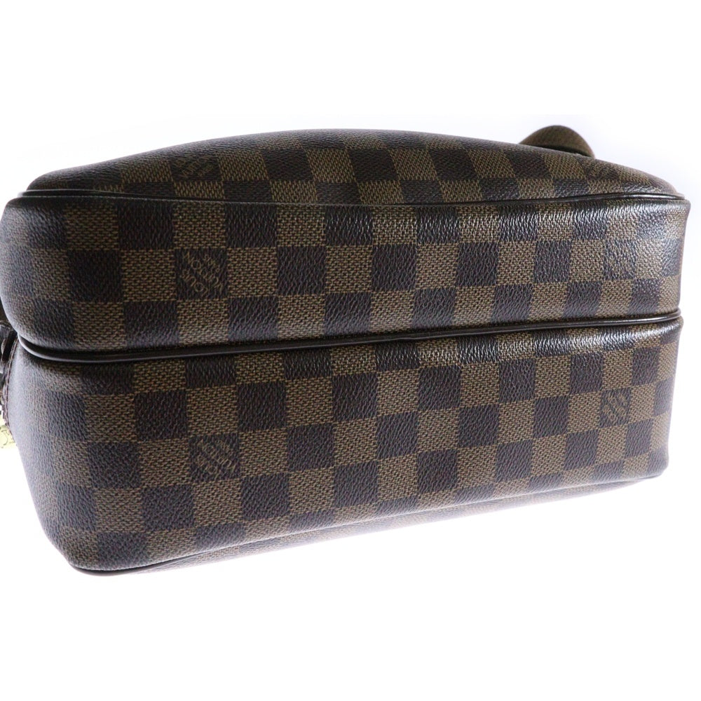 LOUIS VUITTON(ルイヴィトン) ダミエ リポーターPM レザーショルダーバッグ ブラウン N45253