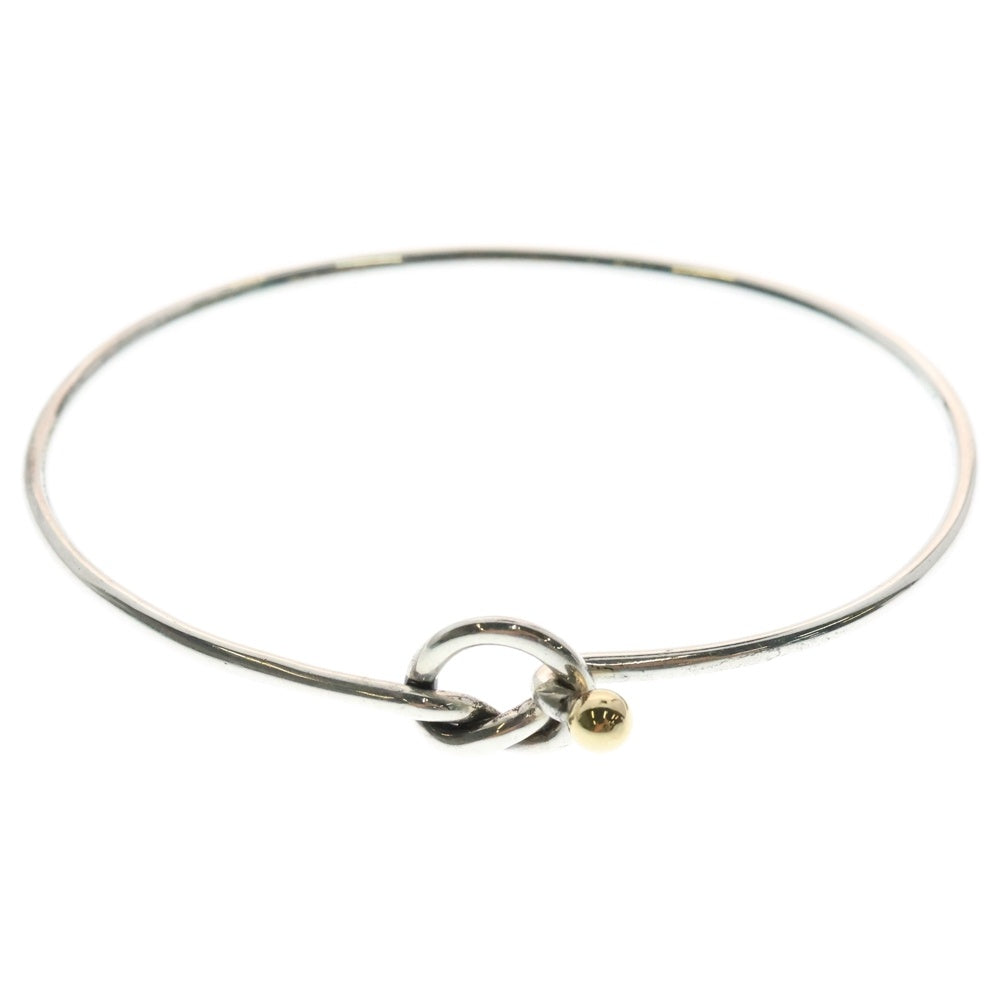 TIFFANY&Co(ティファニー) フックアンドアイ ブレスレット バングル K18YG×SV925 シルバー/ゴールド