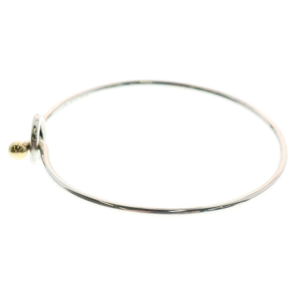 TIFFANY&Co(ティファニー) フックアンドアイ ブレスレット バングル K18YG×SV925 シルバー/ゴールド