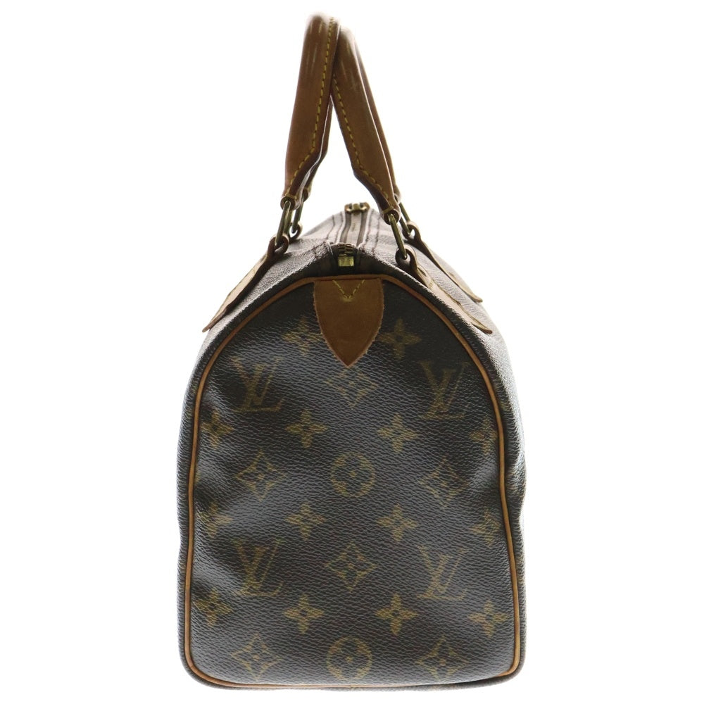 LOUIS VUITTON(ルイヴィトン) モノグラム スピーディ25 ハンドバッグ ミニボストンバッグ ブラウン ゴールド金具 レザー×PVC M41528