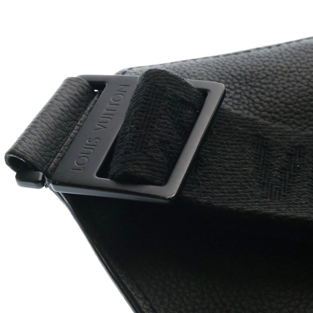 LOUIS VUITTON(ルイヴィトン) LVアエログラム テイクオフ・スリング ウエストバッグ ボディバッグ ショルダーバッグ ブラック PVC ブラック金具 M57081