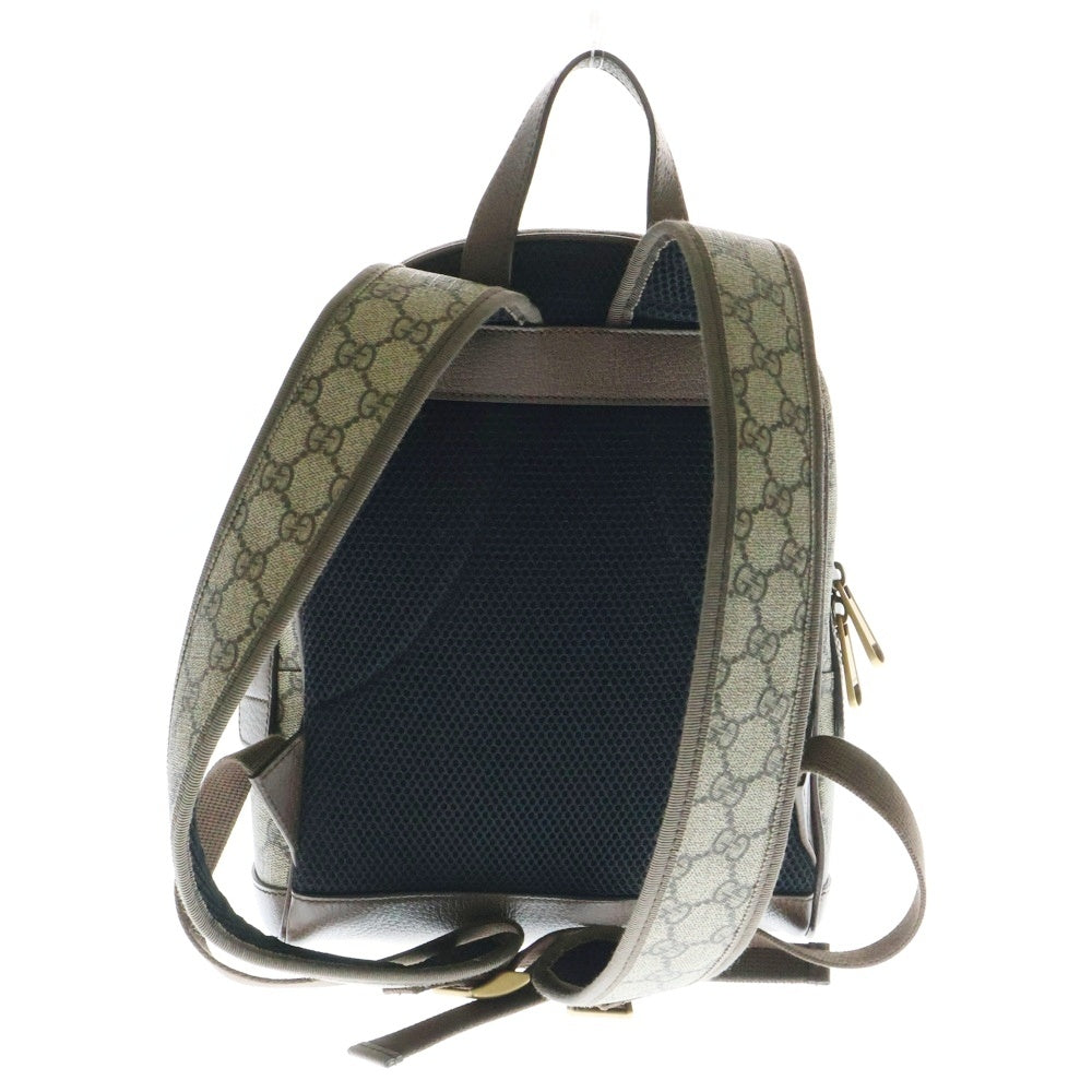 GUCCI(グッチ) オフィディア GGスプリーム スモール レザーバックパック リュック ブラウン/ベージュ 547965
