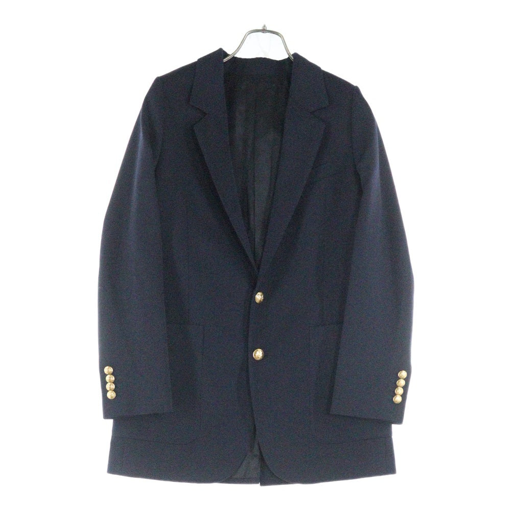 CELINE(セリーヌ) ウール ゴールドボタン 2B テーラードジャケット ブレザー ネイビー 2V06G092D