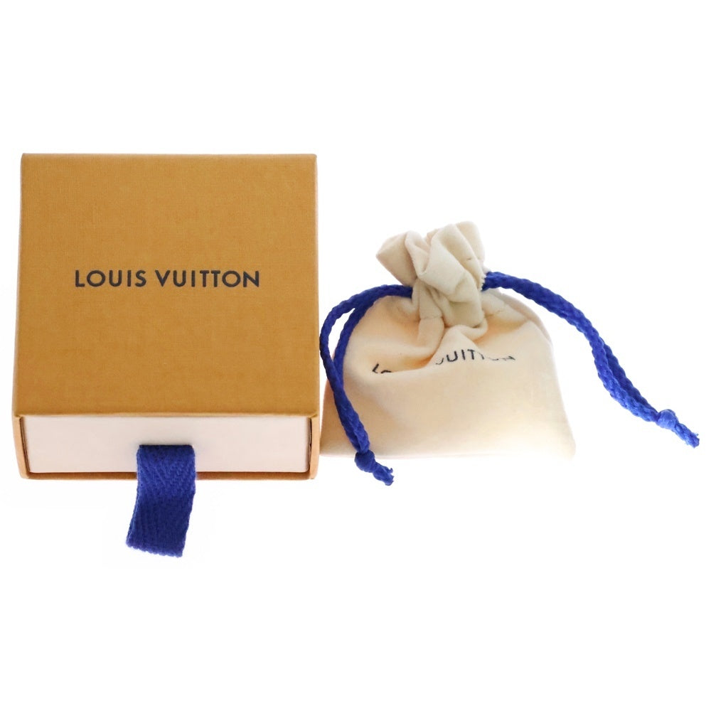 LOUIS VUITTON(ルイヴィトン) LVアイコニック ストラス ロゴ ラインストーン スタッドピアス ゴールド M00609