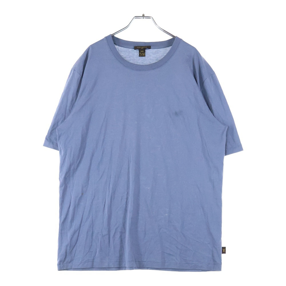 LOUIS VUITTON(ルイヴィトン) クルーネック 無地 半袖Tシャツ ライトブルー XXL