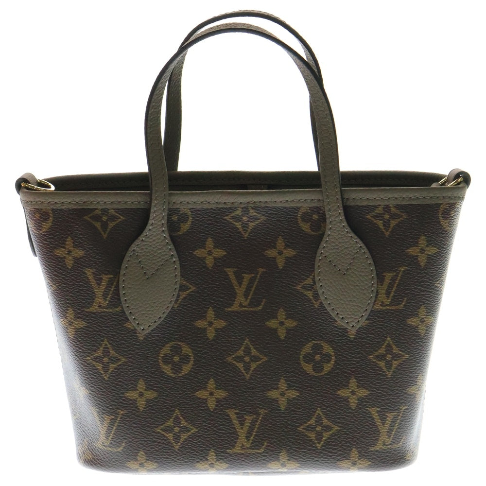 LOUIS VUITTON(ルイヴィトン) モノグラム ネヴァーフル インサイドアウトBB 2WAYバッグ ショルダーバッグ ハンドバッグ ブラウン レザー×PVC ゴールド金具 M12109