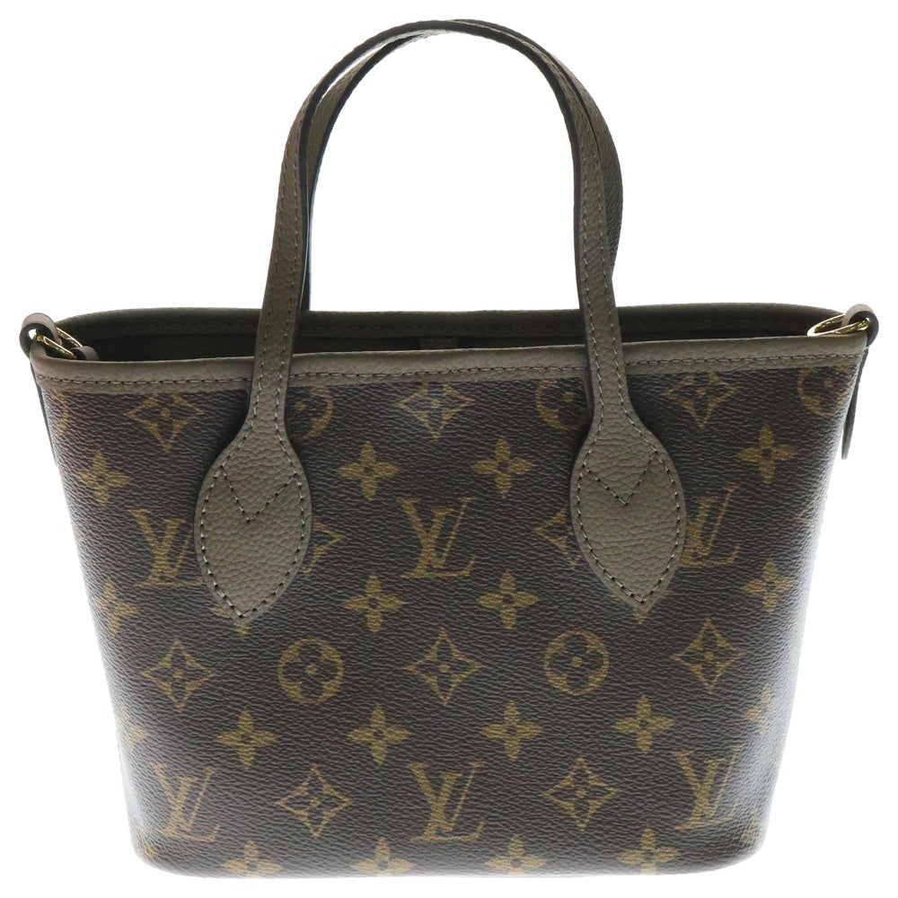 LOUIS VUITTON(ルイヴィトン) モノグラム ネヴァーフル インサイドアウトBB 2WAYバッグ ショルダーバッグ ハンドバッグ ブラウン レザー×PVC ゴールド金具 M12109