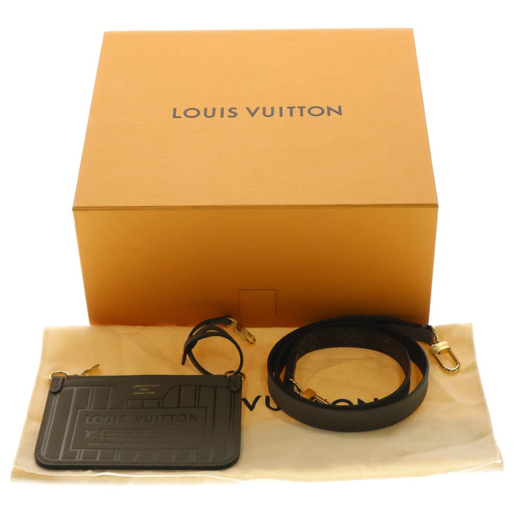 LOUIS VUITTON(ルイヴィトン) モノグラム ネヴァーフル インサイドアウトBB 2WAYバッグ ショルダーバッグ ハンドバッグ ブラウン レザー×PVC ゴールド金具 M12109
