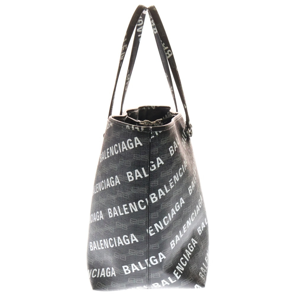 BALENCIAGA(バレンシアガ) ロゴトートバッグ ハンドバッグ ブラック PVCレザー 702703