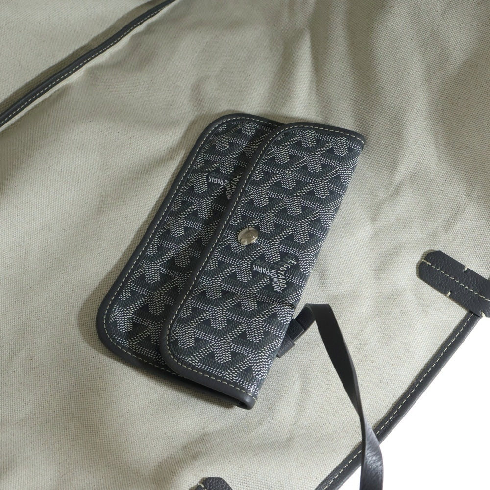 GOYARD(ゴヤール) サンルイGM グレー PVC トートバッグ