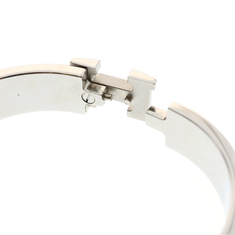 HERMES(エルメス) クリッククラックPM ブレスレット バングル シルバー金具 オレンジ