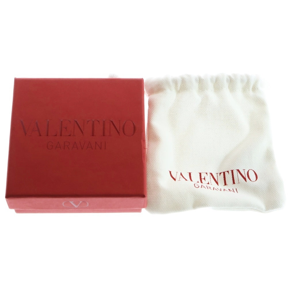 VALENTINO(ヴァレンティノ) Vロゴ シグネチャー パール イヤーアクセサリー シルバー ピアス