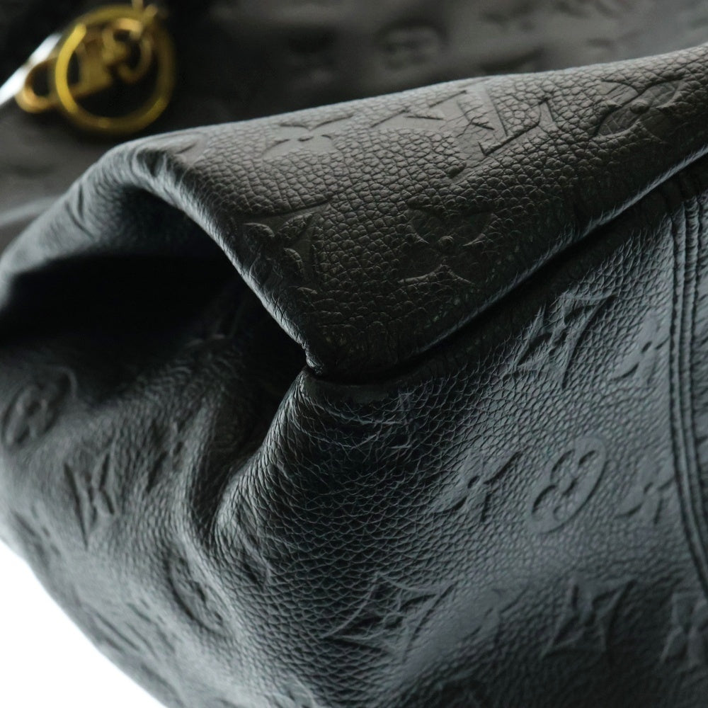 LOUIS VUITTON(ルイヴィトン) モノグラムアンプラント アーツィーMM レザーハンドバッグ ブラック レディース M93448