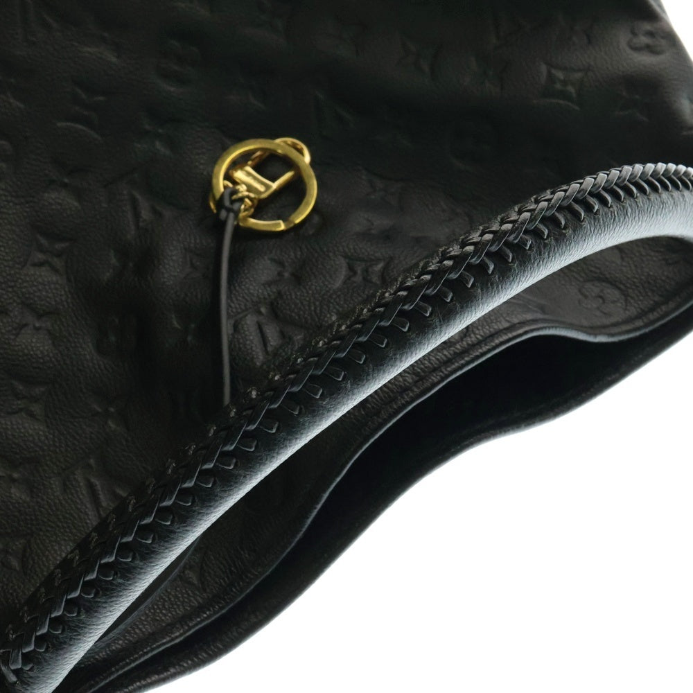 LOUIS VUITTON(ルイヴィトン) モノグラムアンプラント アーツィーMM レザーハンドバッグ ブラック レディース M93448