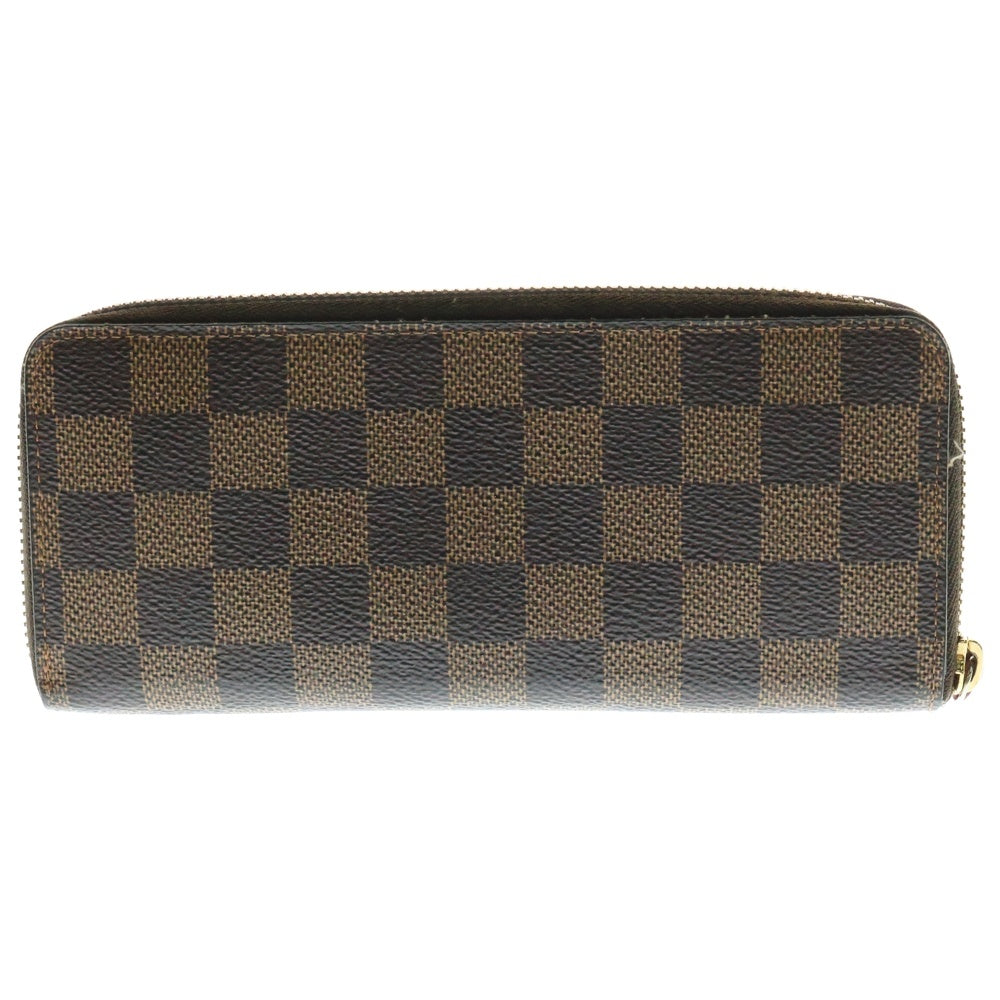 LOUIS VUITTON(ルイヴィトン) ダミエ ポルトフォイユ・クレマンス スリーズ ロングウオレット 長財布 ブラウン ゴールド金具 レザー×PVC N60534