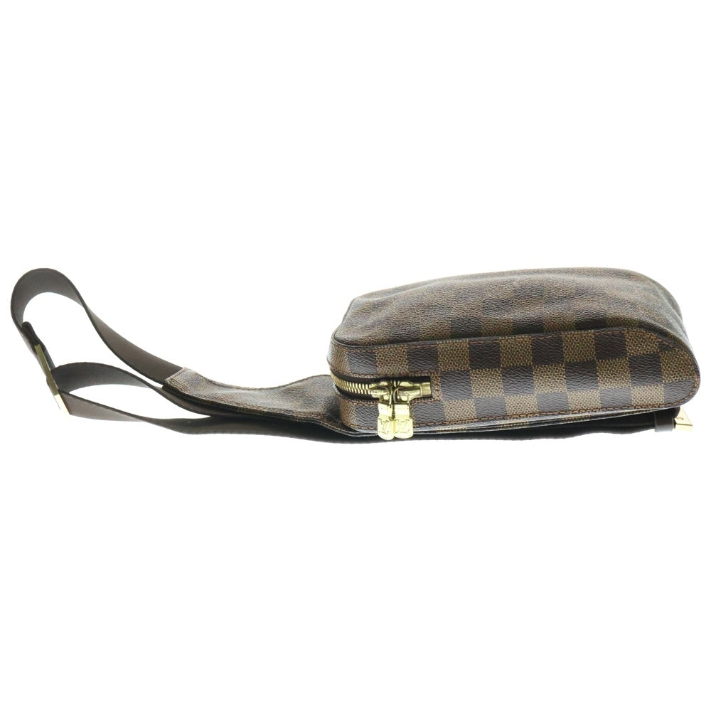LOUIS VUITTON(ルイヴィトン) ダミエ ジェロニモス レザーボディバッグ ウエストバッグ ブラウン M51994