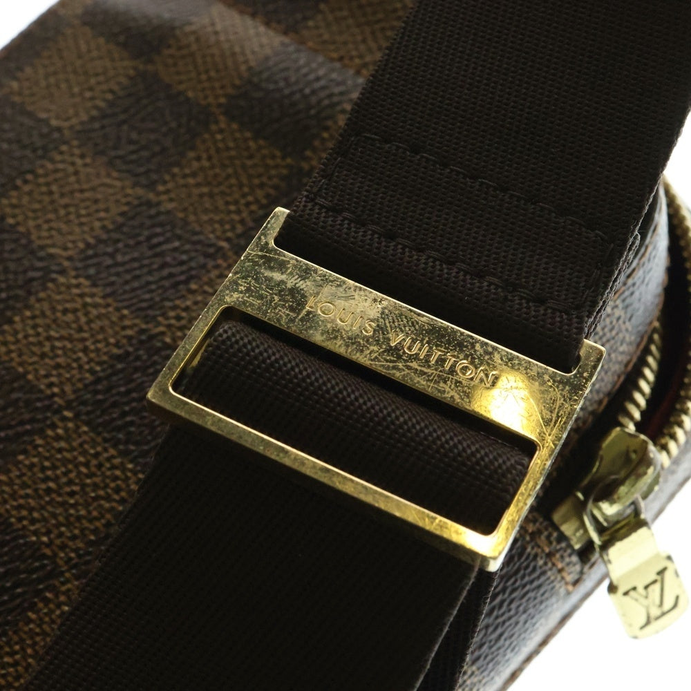 LOUIS VUITTON(ルイヴィトン) ダミエ ジェロニモス レザーボディバッグ ウエストバッグ ブラウン M51994