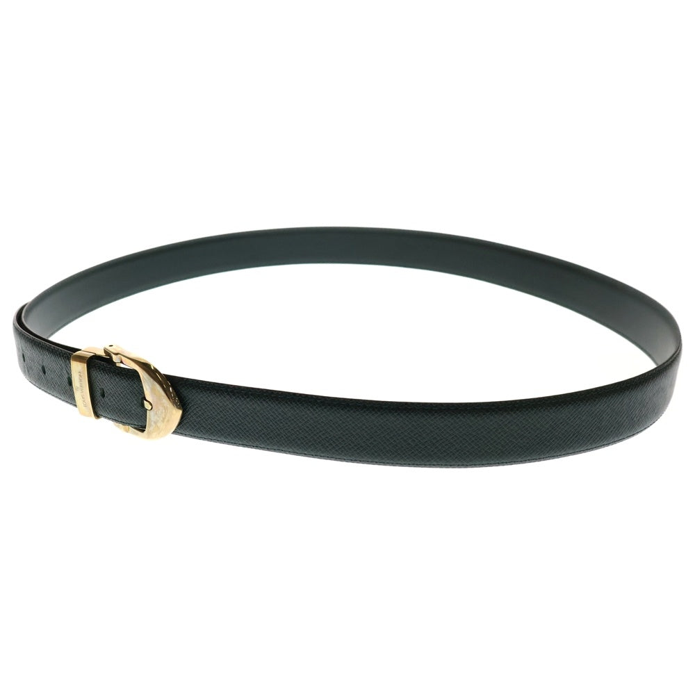 LOUIS VUITTON(ルイヴィトン) タイガ サンチュール クラシック ベルト グリーン ゴールド金具 レザー 110/44 M6845V