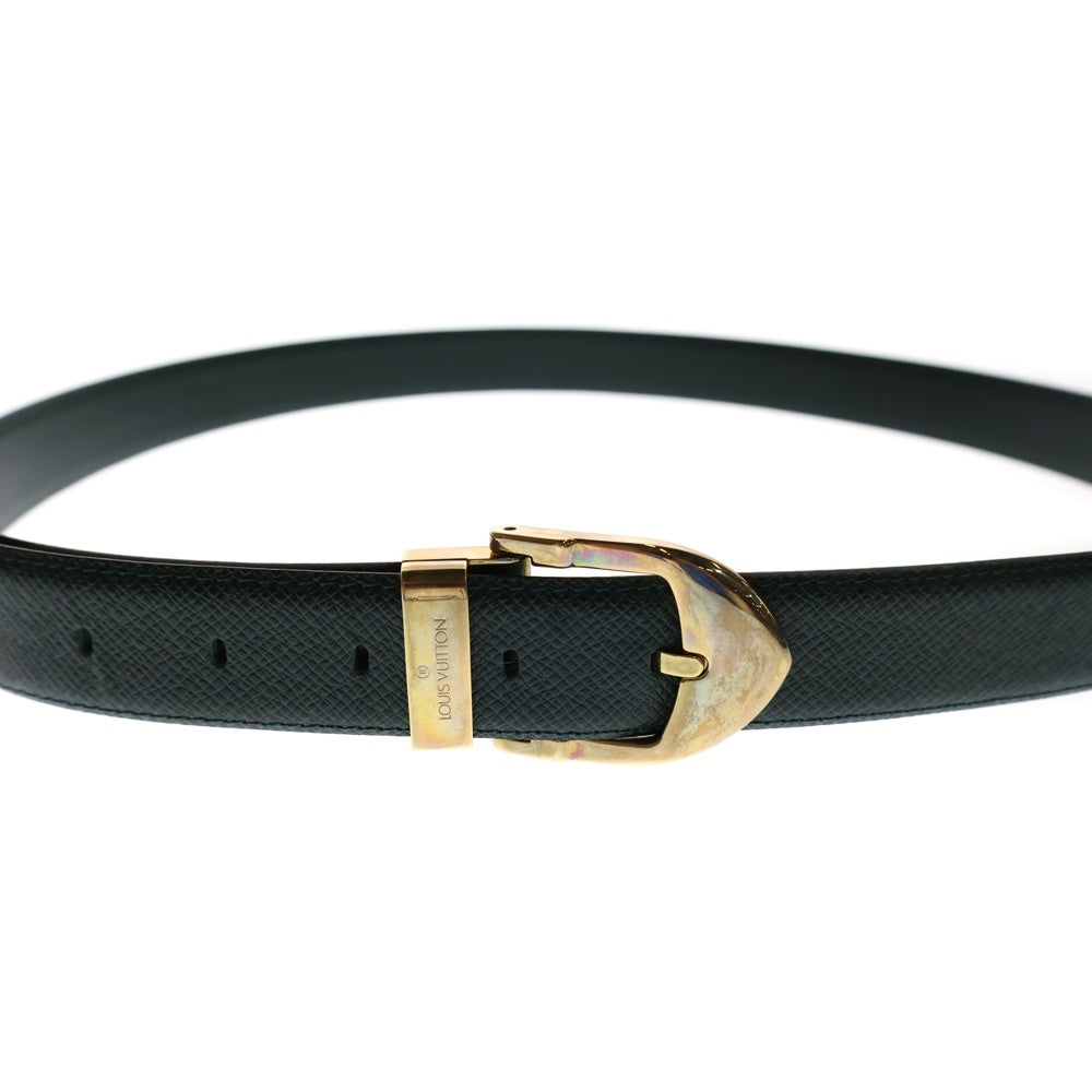 LOUIS VUITTON(ルイヴィトン) タイガ サンチュール クラシック ベルト グリーン ゴールド金具 レザー 110/44 M6845V