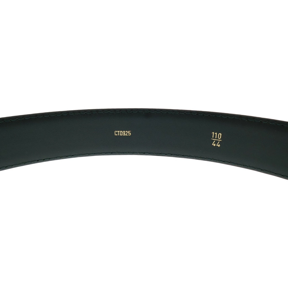 LOUIS VUITTON(ルイヴィトン) タイガ サンチュール クラシック ベルト グリーン ゴールド金具 レザー 110/44 M6845V