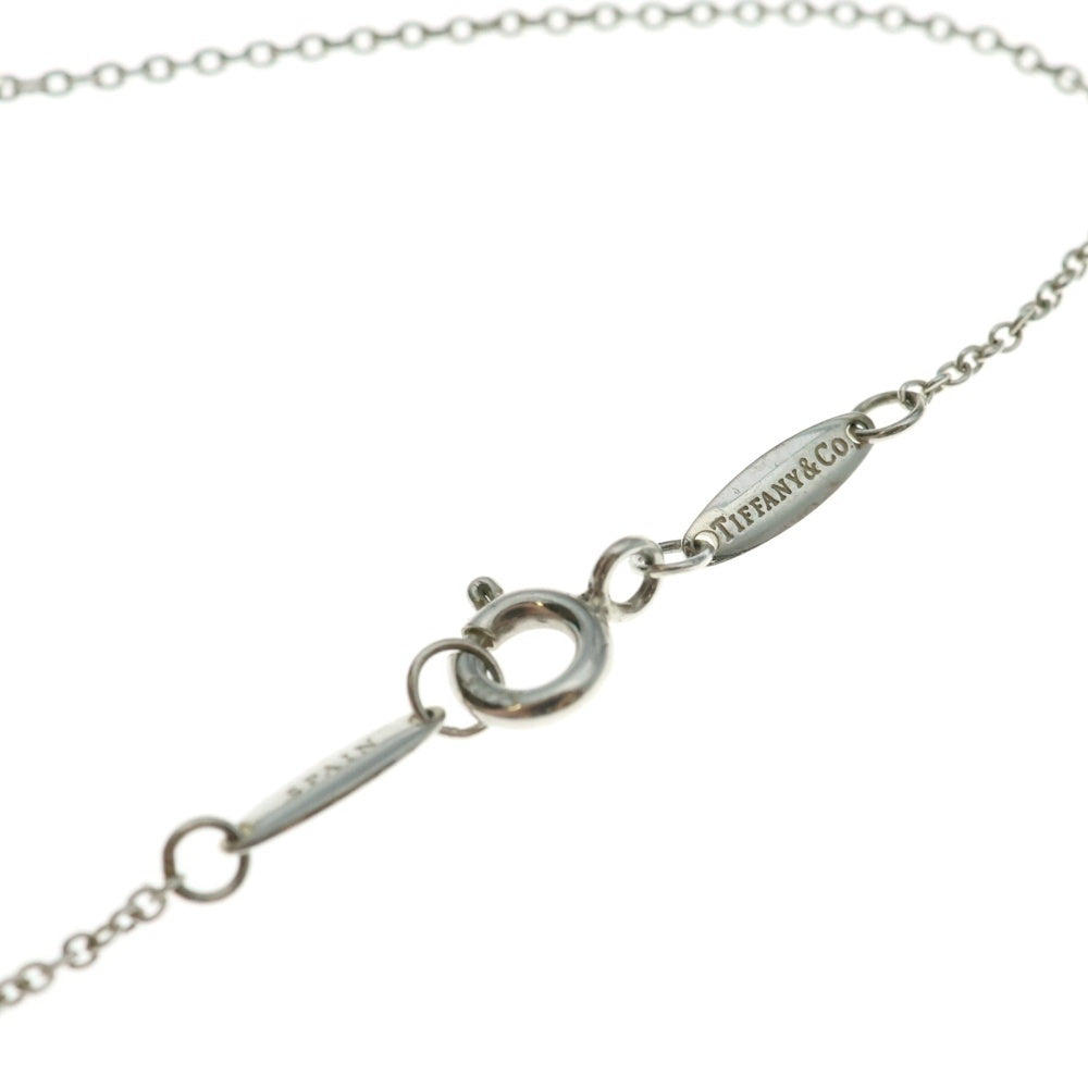 TIFFANY&Co(ティファニー) バイザヤード アクアマリン ブレスレット チェーン ブルー×シルバー SV925 0.9g